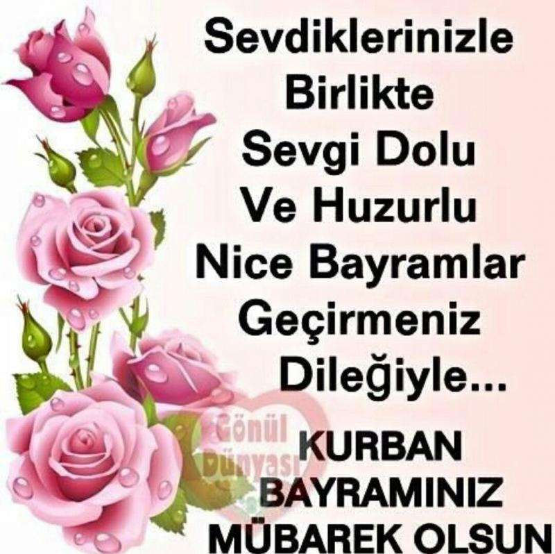 KURBAN BAYRAMINIZ MÜBAREK OLSUN