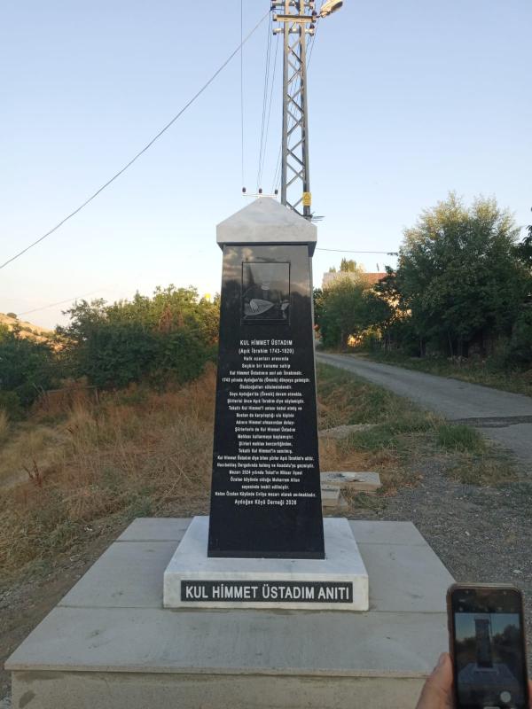 KUL HİMMET ÜSTADIM ANITI TAMAMLANDI