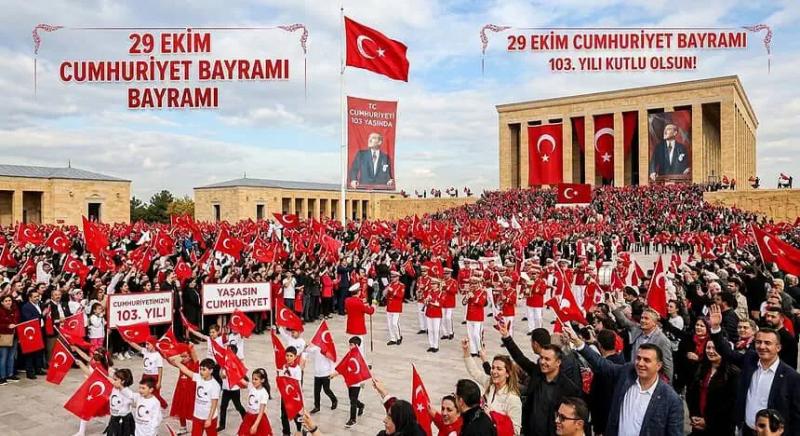 CUMHURİYETİMİZİN 103. YILDÖNÜMÜ KUTLU OLSUN