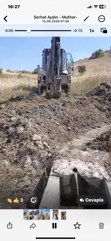 KÖY ÇEVRESİNDEKİ ÇEŞMELERDE BAKIM ÇALIŞMASI
